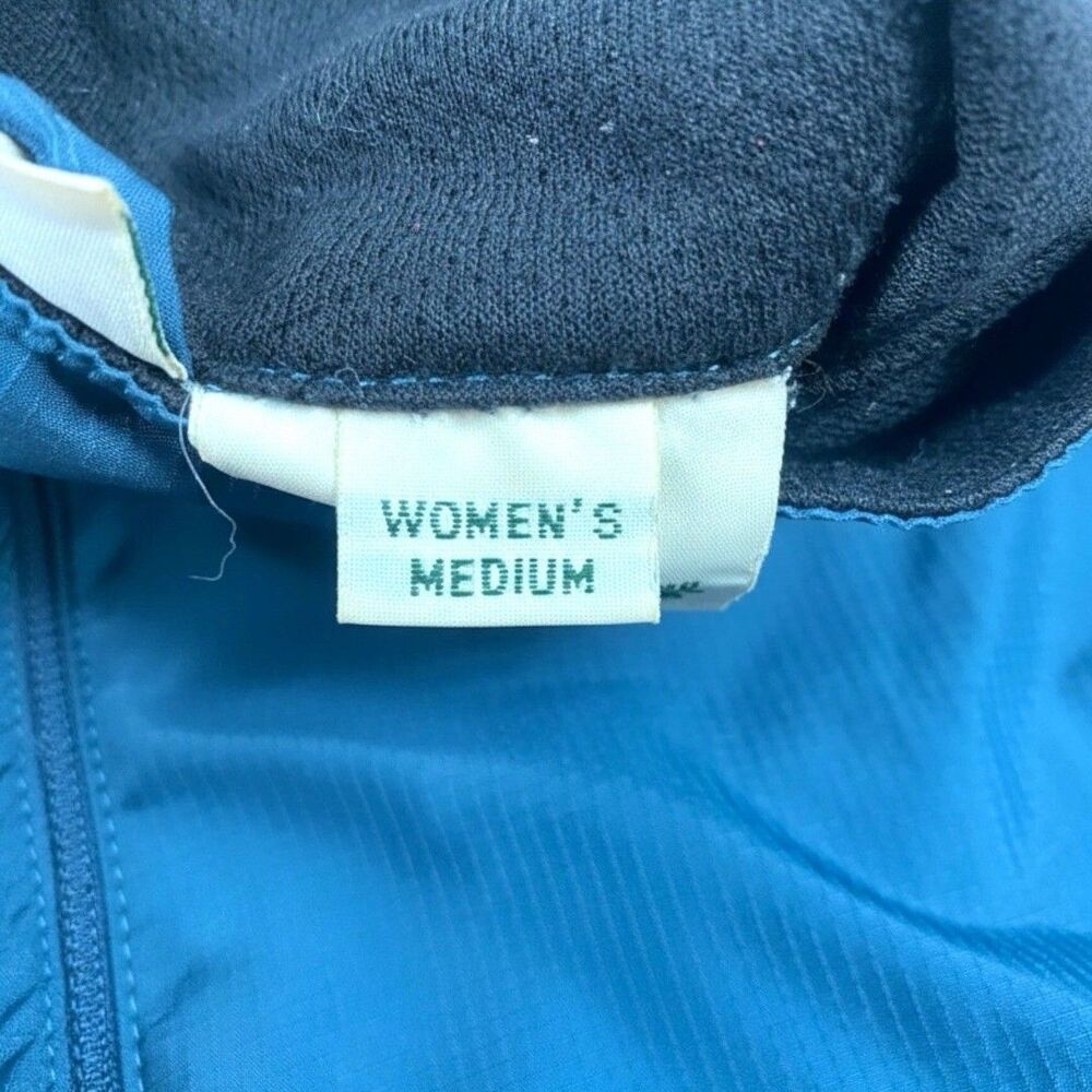 Vintage LL Bean Jacket Womens Medium Gray Windbreaker 90s Rain Lightweight - Picture 5 of 12
